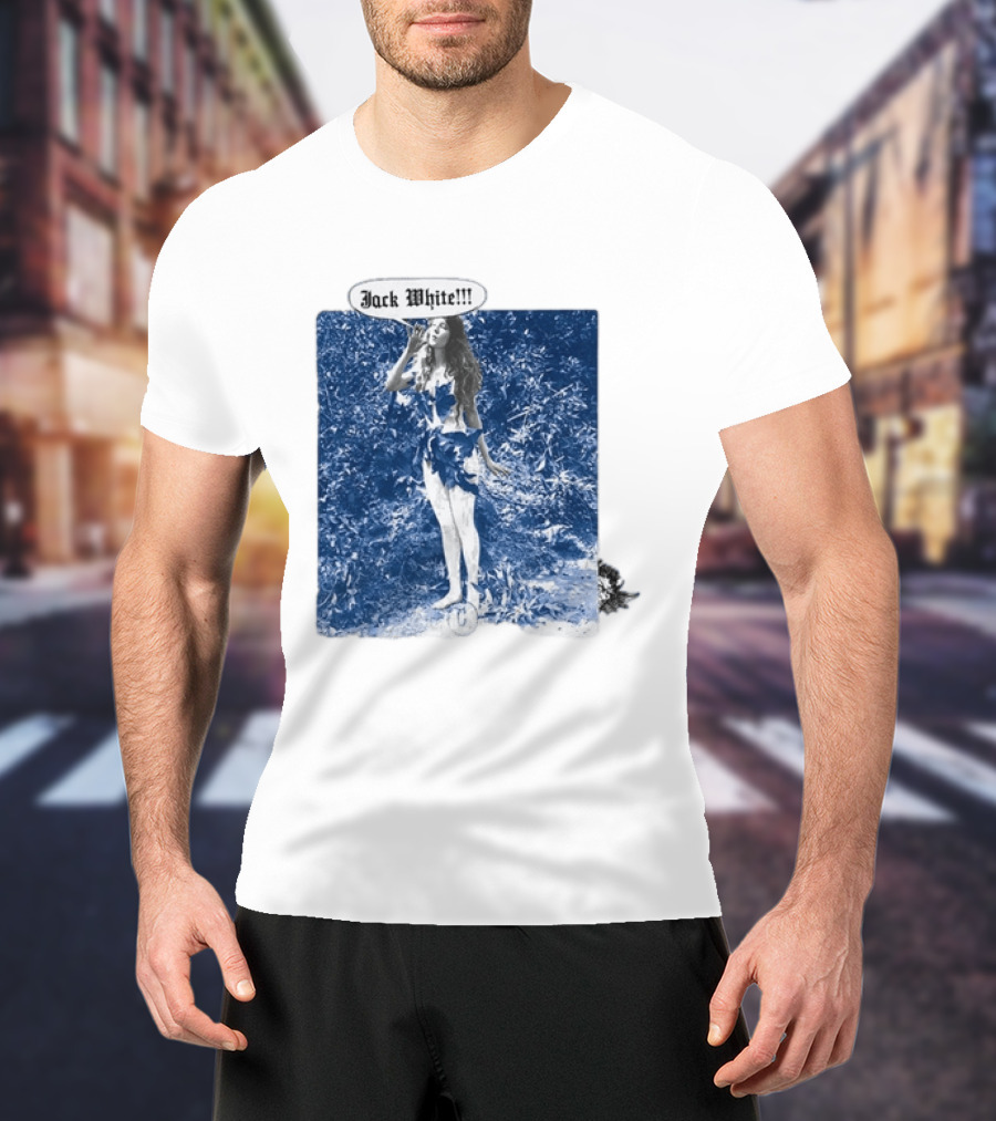 Jack White No Name Tour 2026 Eden Blue Tone Forest Scene T-Shirt