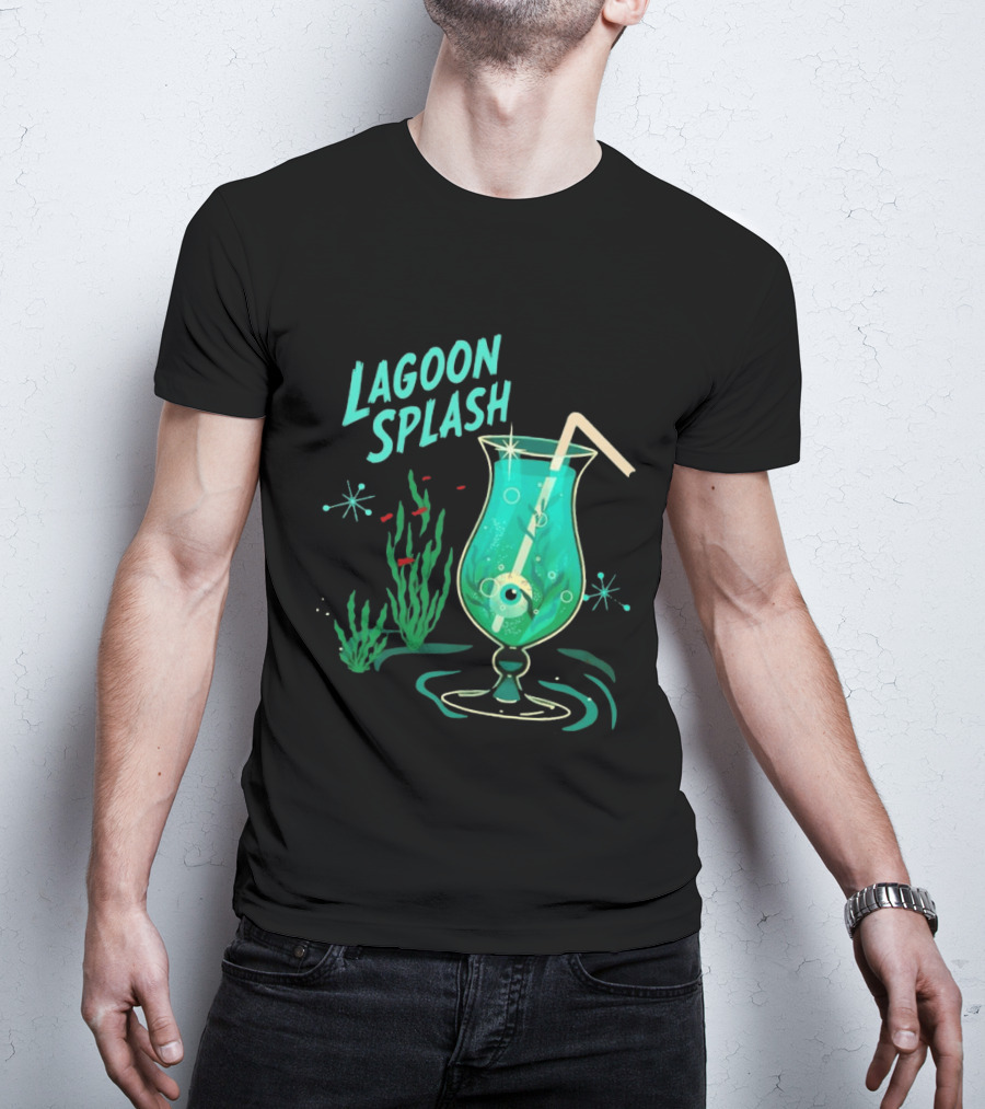 Creature From The Black Lagoon Lagoon Splash Cocktail T-Shirt