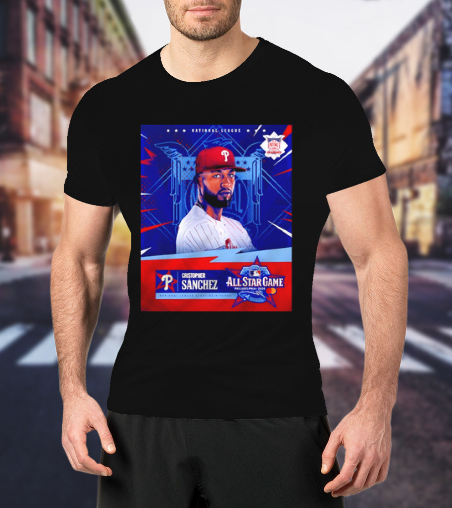 Cristopher Sánchez Philadelphia National League All Star Game 2026 T-Shirt
