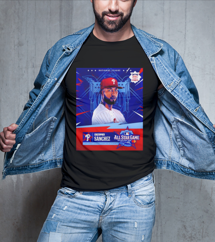 Cristopher Sánchez Philadelphia National League All Star Game 2026 T-Shirt