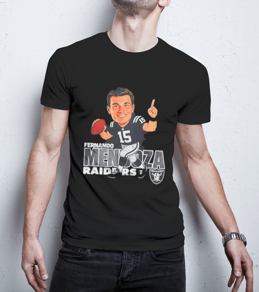 Fernando Mendoza Raiders 15 Football Player Raiders T-Shirt