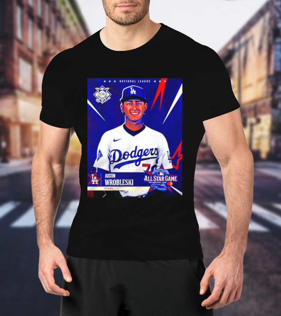 Justin Wrobleski Los Angeles Dodgers 2026 All Star Game National League T-Shirt