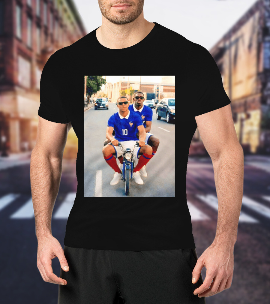 Kylian Mbappé Ousmane Dembélé France Team Jersey T-Shirt