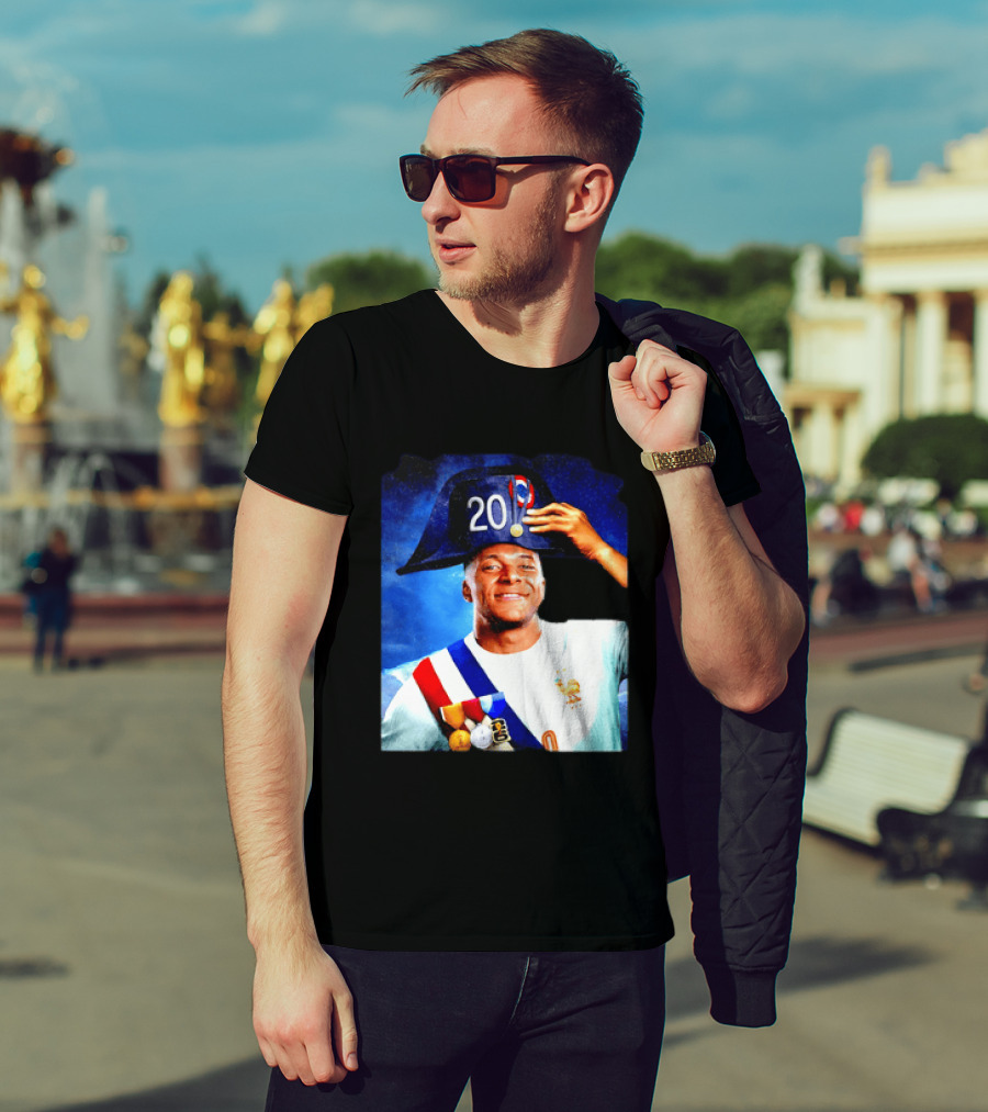 Kylian Mbappé France National Team 2026 Captain No 20 Napoleon Hat T-Shirt