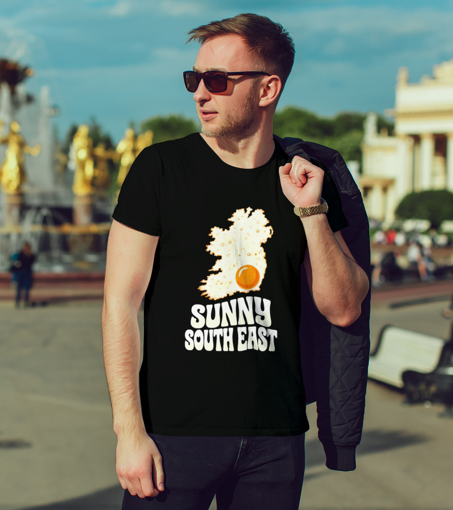 Sunny South East Ireland Fried Egg Map T-Shirt
