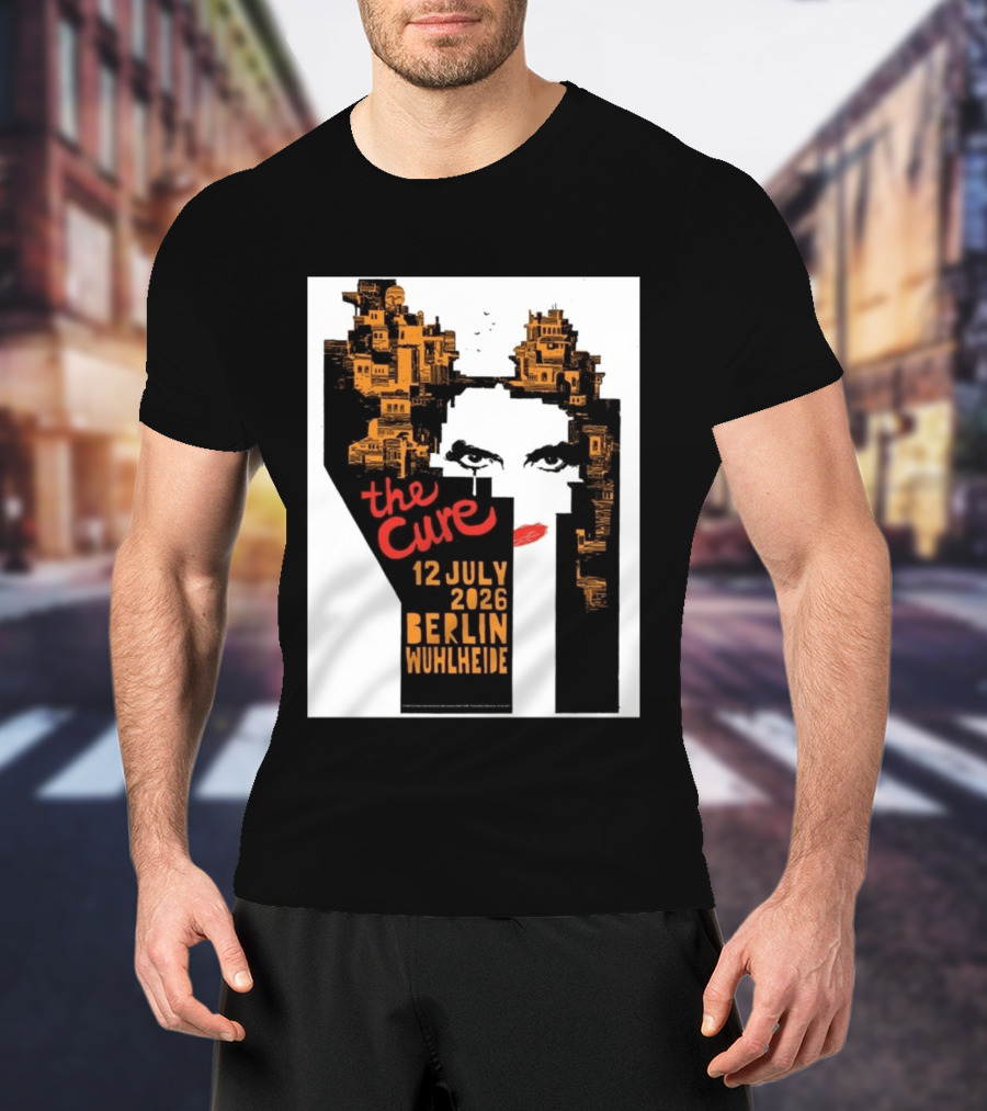 The Cure 12 July 2026 Berlin Wuhlheide Event Limited Edition T-Shirt