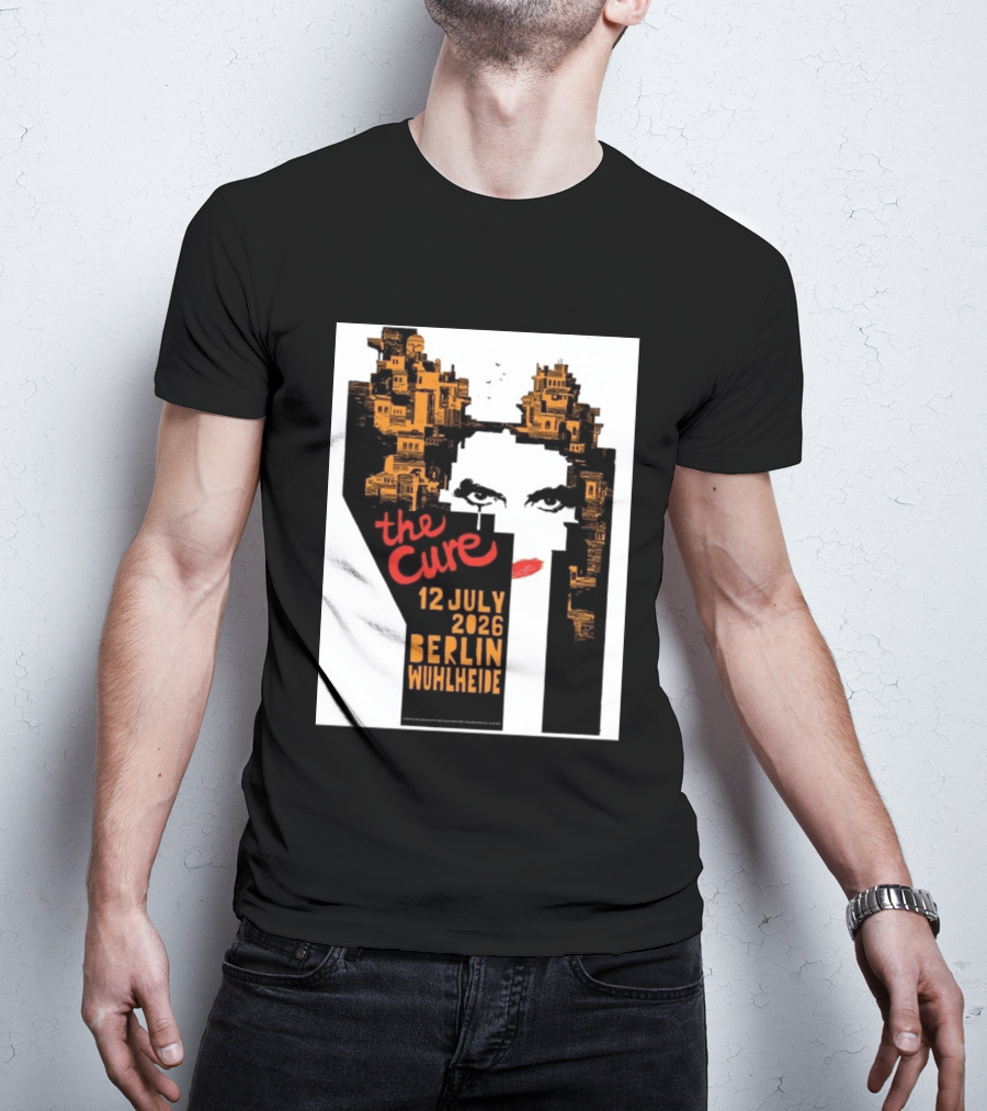 The Cure 12 July 2026 Berlin Wuhlheide Event Limited Edition T-Shirt