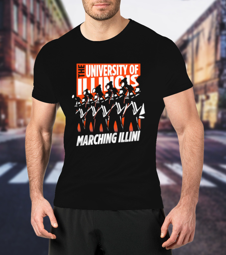 The University Of Illinois Marching Illini Band T-Shirt