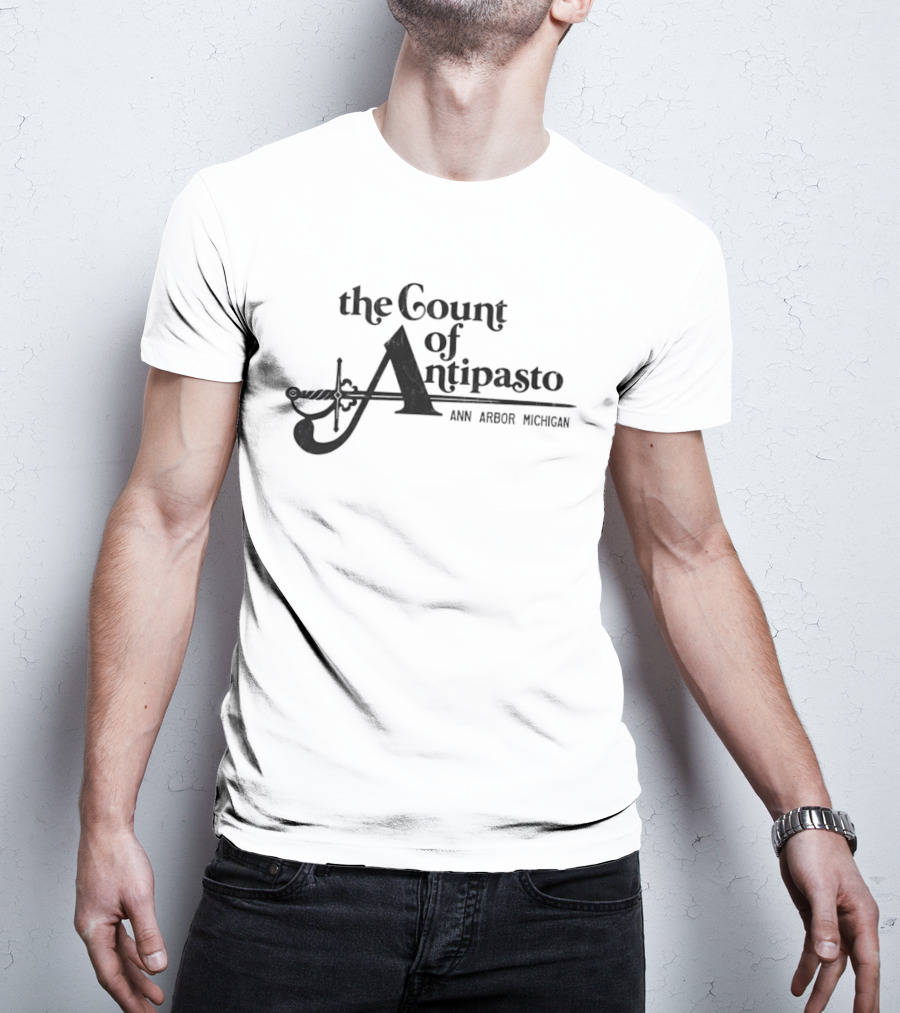 The Count Of Antipasto Ann Arbor Michigan Music T-Shirt