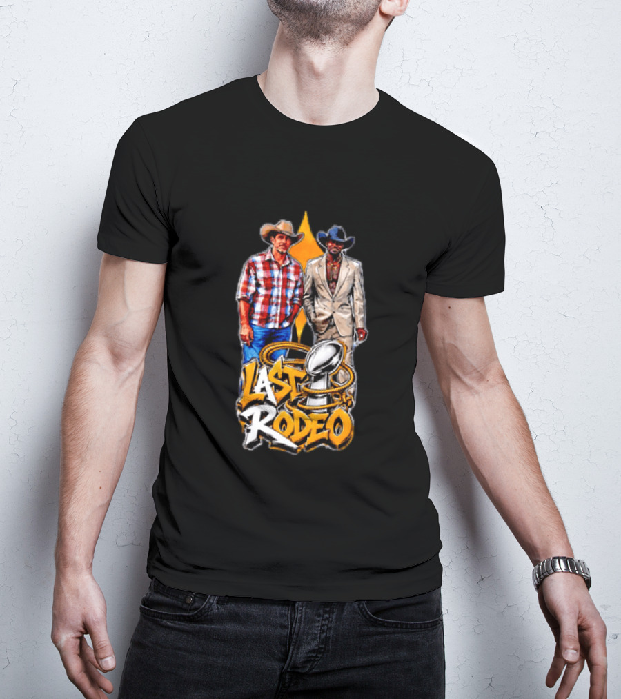 Ben Roethlisberger Hines Ward Last Rodeo Pittsburgh Steelers Iconic Farewell Cowboys NFL Champions T-Shirt