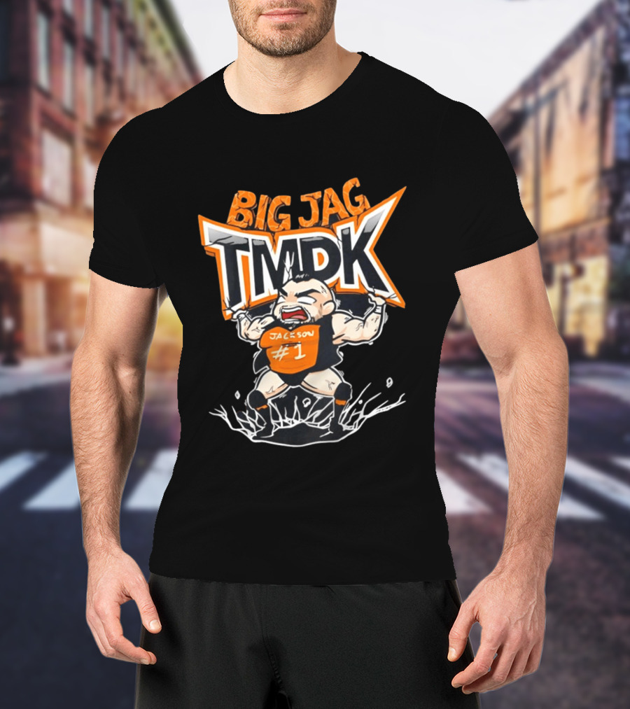 Big Jag TMDK Cartoon Wrestler Jackson #1 T-Shirt