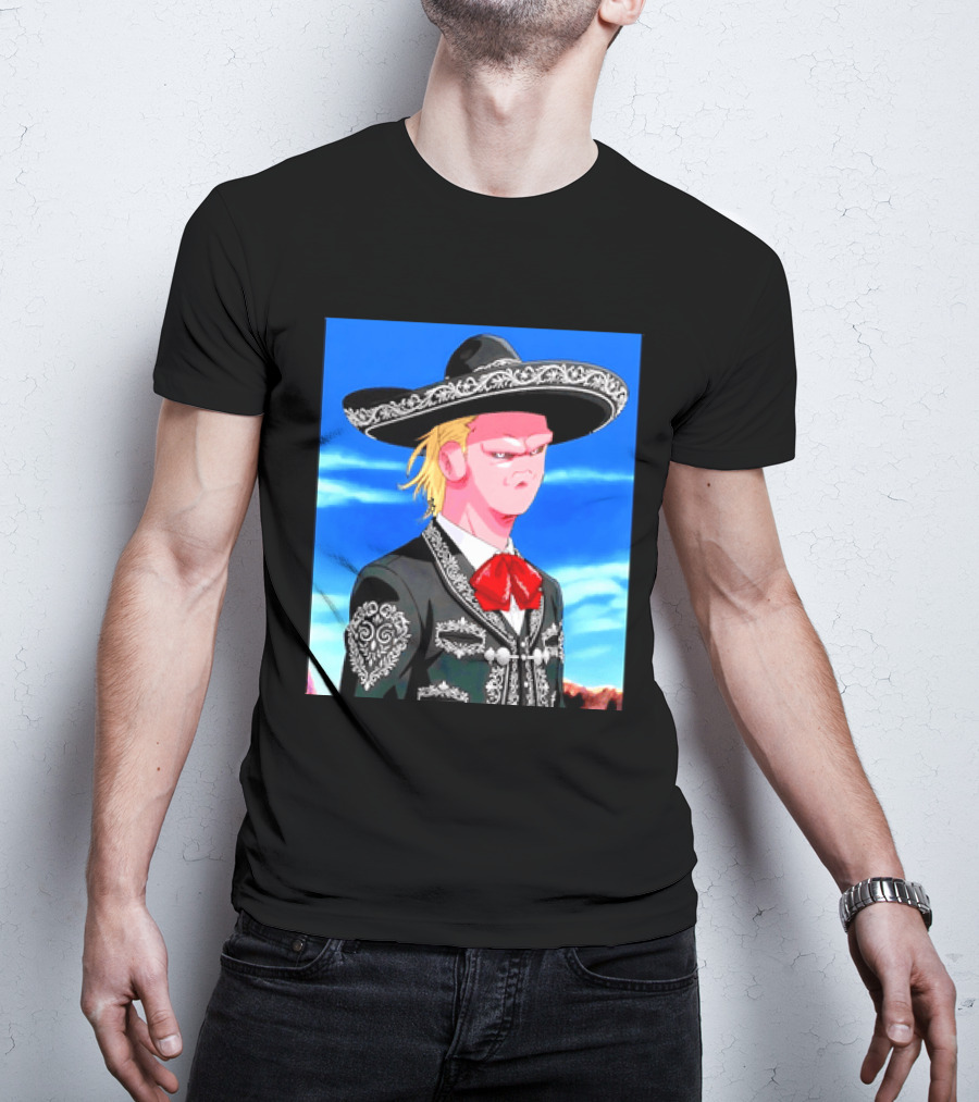 Majin Buu Mariachi Charro Dragon Ball Z Haaland Fusion T-Shirt