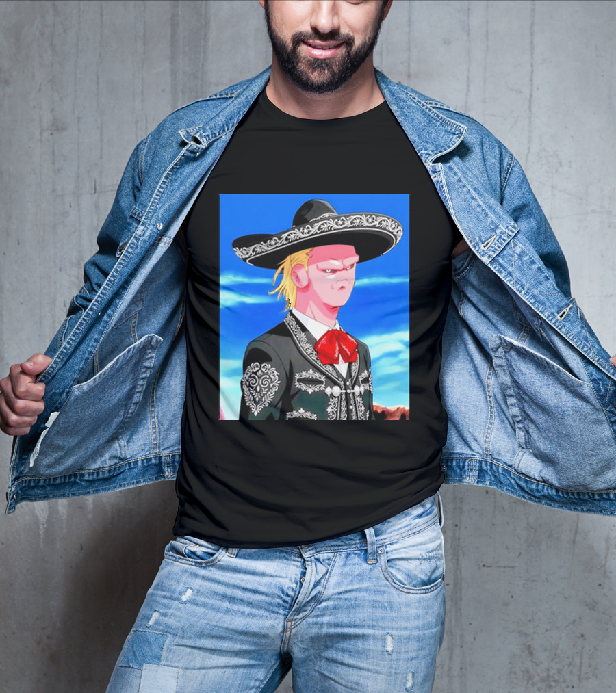 Majin Buu Mariachi Charro Dragon Ball Z Haaland Fusion T-Shirt