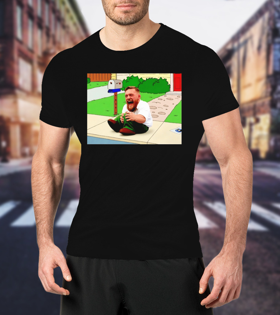 Family Guy Conor McGregor Laughing Curb Scene T-Shirt
