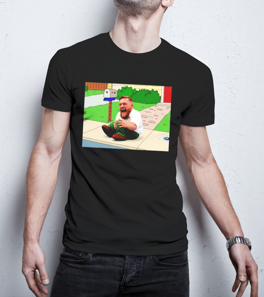 Family Guy Conor McGregor Laughing Curb Scene T-Shirt