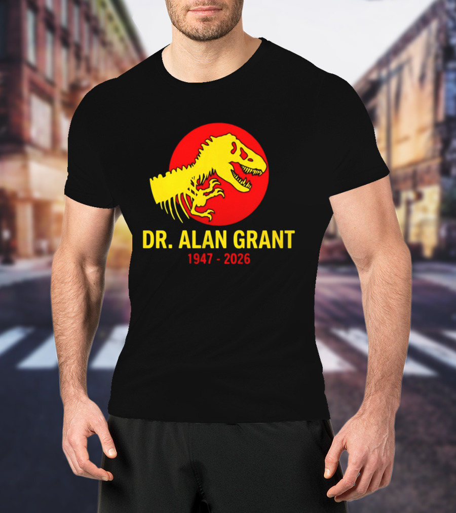 Dr. Alan Grant 1947 2026 Memorial Rex T-Shirt