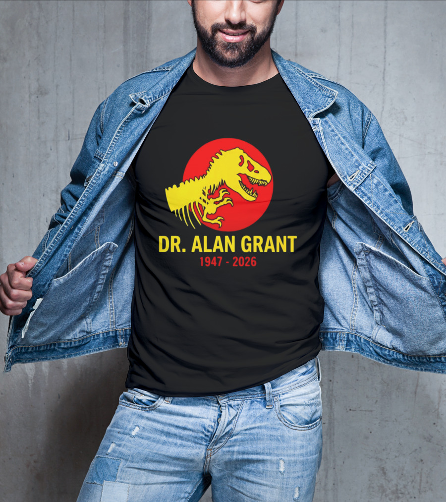 Dr. Alan Grant 1947 2026 Memorial Rex T-Shirt