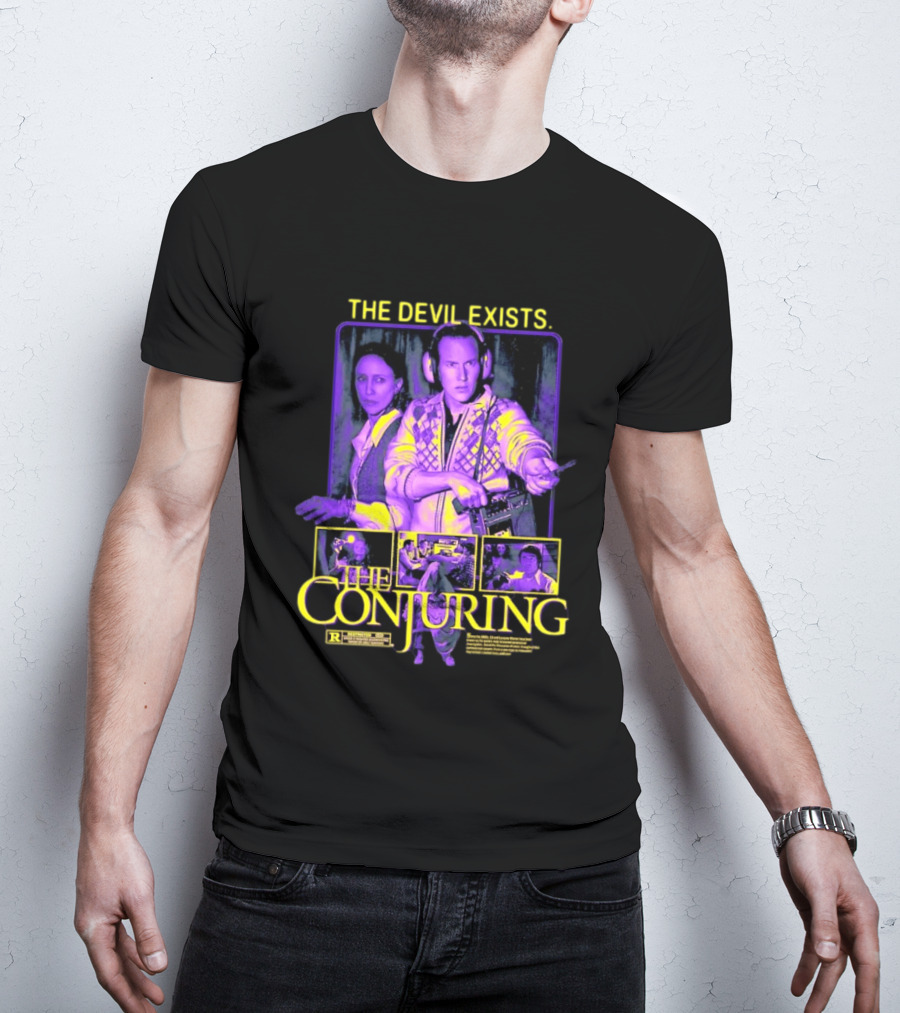The Conjuring The Devil Exists Movie Horror Ed And Lorraine Warren T-Shirt