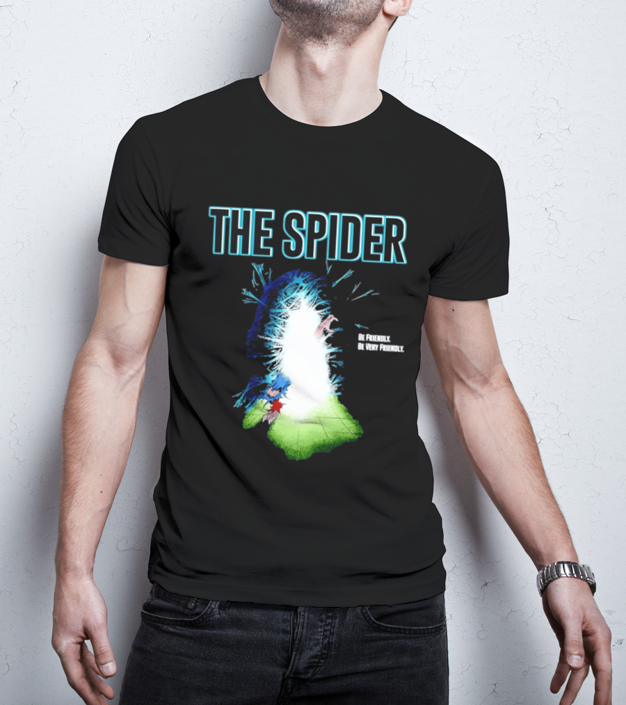 The Spider Be Friendly Be Very Friendly Comic Explosion T-Shirt