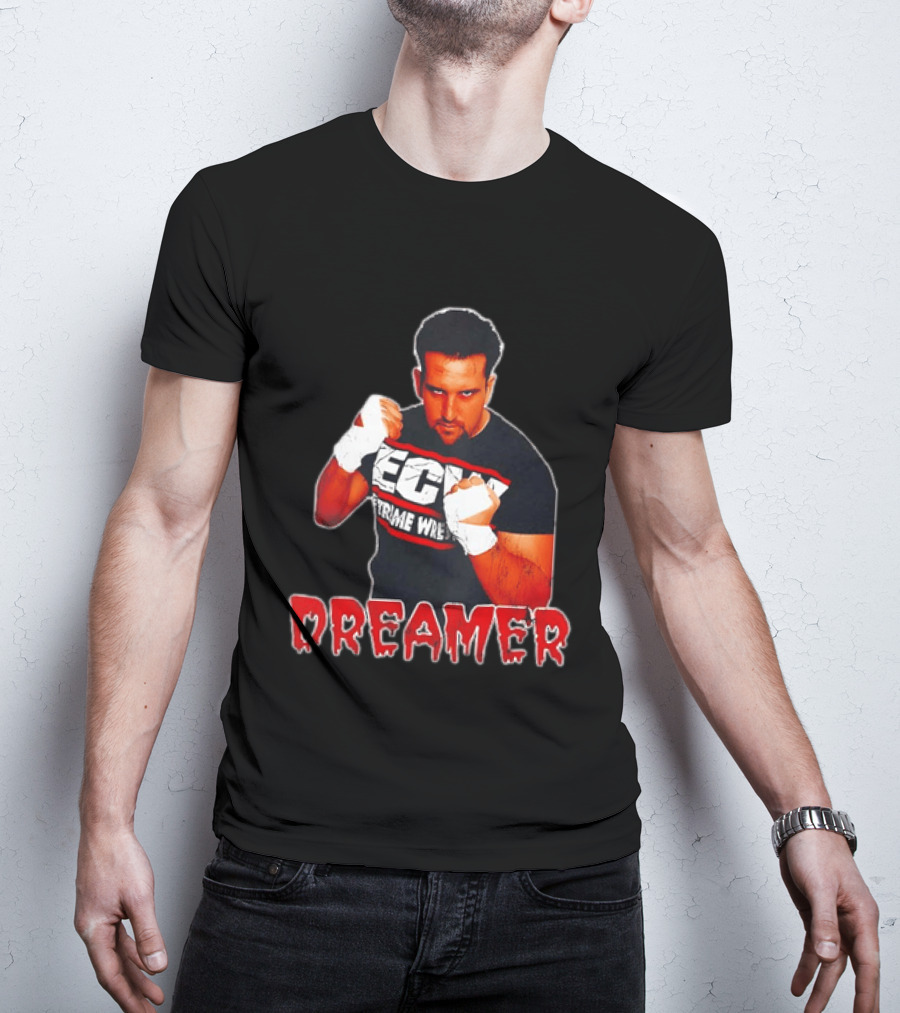 ECW Extreme Wrestling Tommy Dreamer Fighting T-Shirt