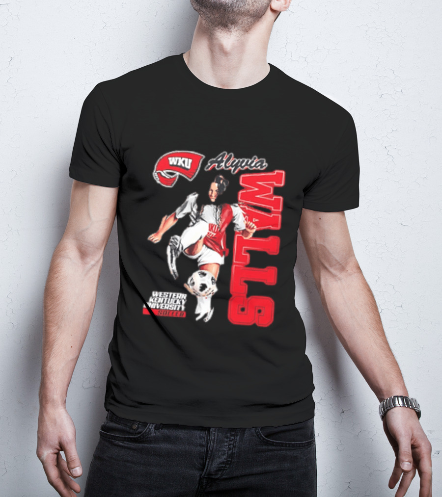 Western Kentucky University Soccer Alyvia Walls WKU T-Shirt