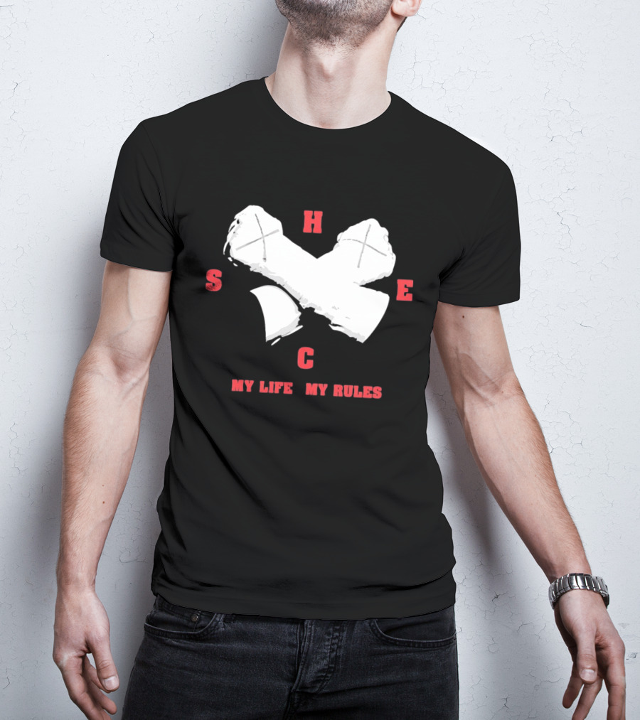 HSEC Crossed Axes My Life My Rules T-Shirt