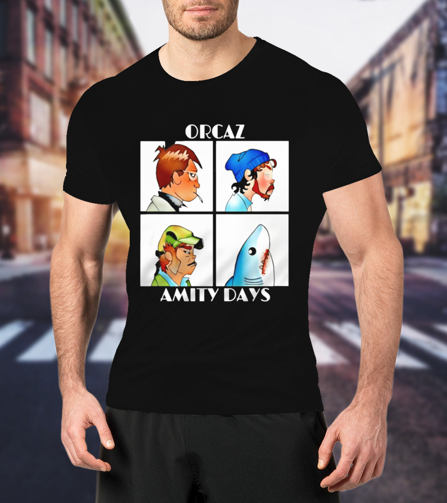 Orcaz Amity Days Demon Days Jaws T-Shirt
