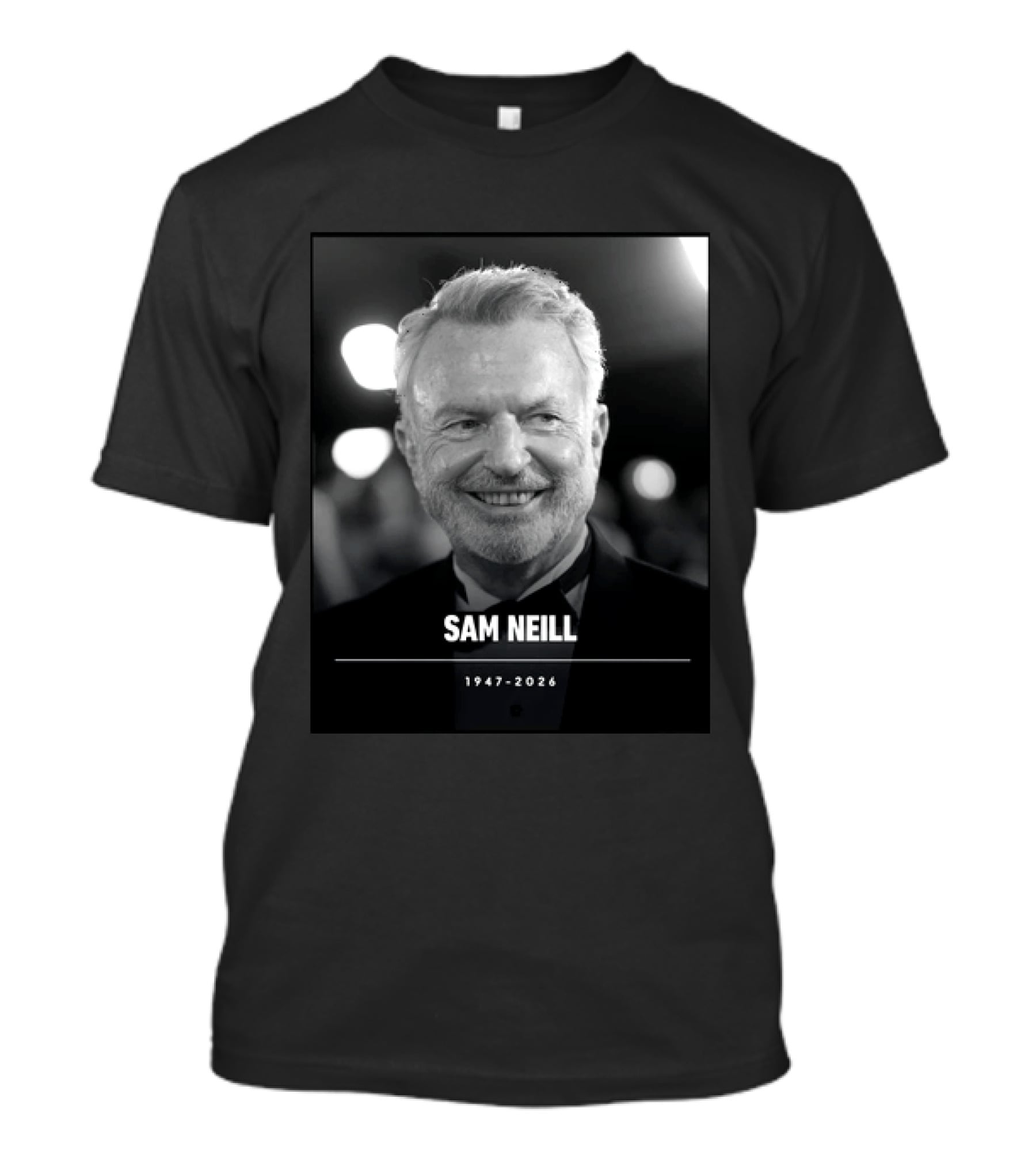 RIP Sam Neill Dr Alan Grant Jurassic Park 1947 2026 T-Shirt