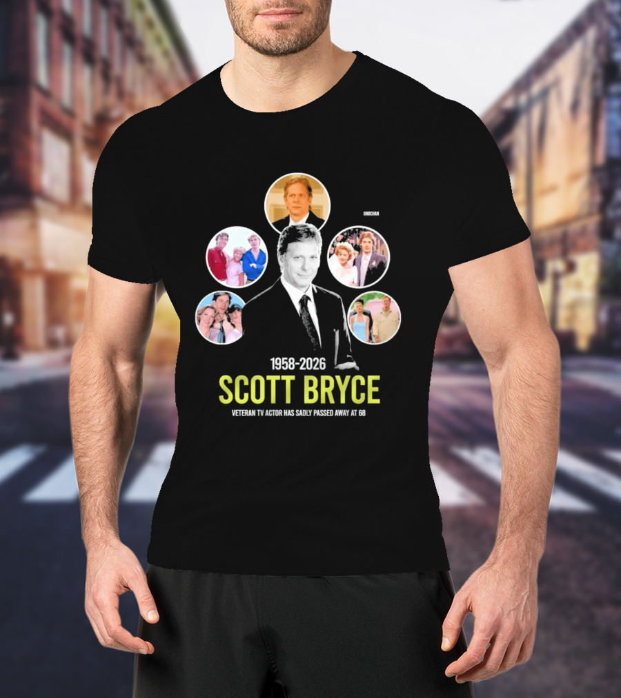 Scott Bryce 1958 2026 Veteran TV Actor Remembered T-Shirt