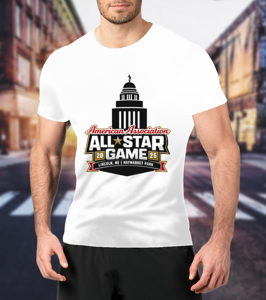 American Association All Star Game 2026 Haymarket Park Lincoln Nebraska Capitol Building T-Shirt