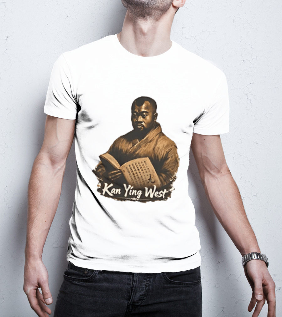 Kan Ying West Book Meme Kanye Mashup T-Shirt