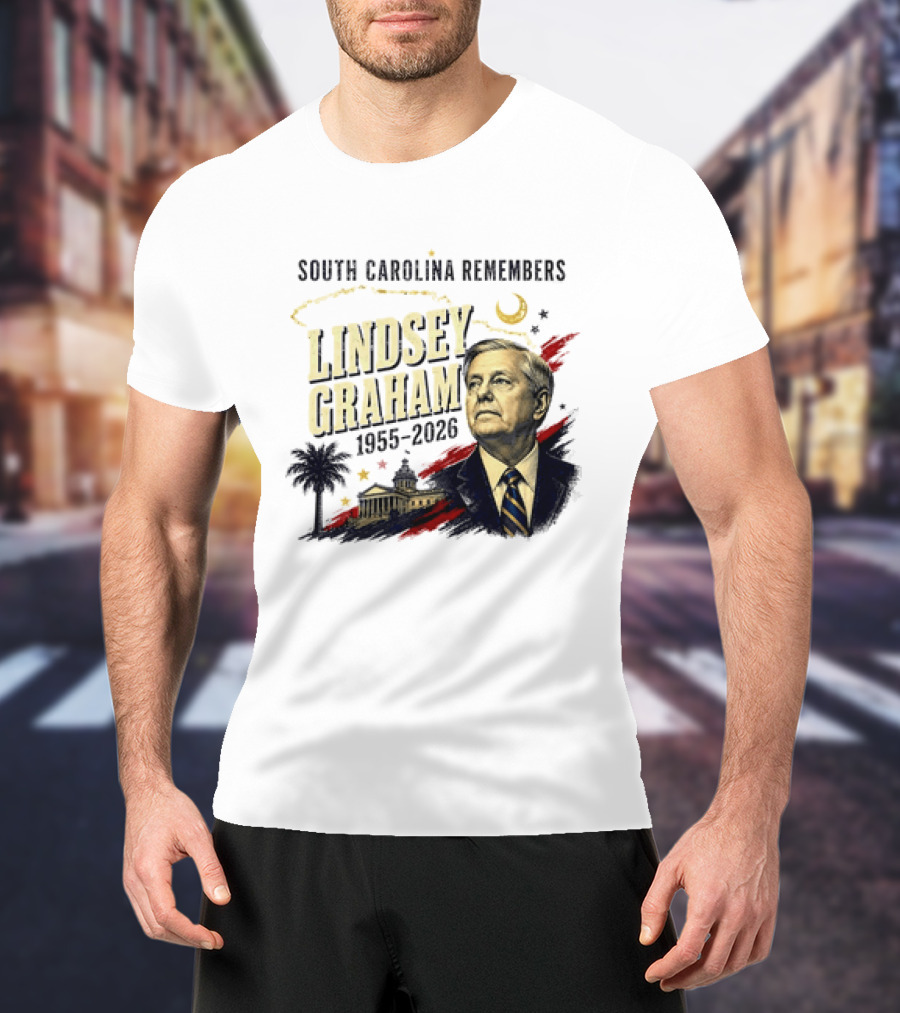 Lindsey Graham 1955 2026 South Carolina Remembers Moon Capitol T-Shirt