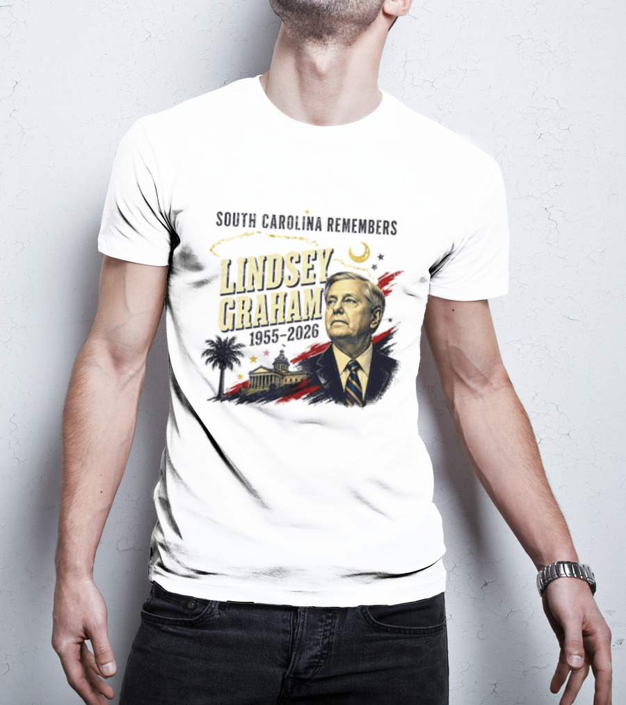 Lindsey Graham 1955 2026 South Carolina Remembers Moon Capitol T-Shirt