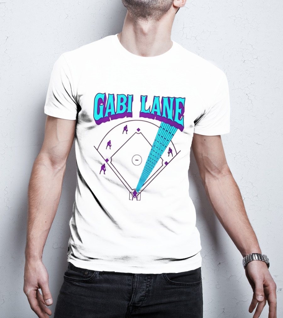 Gabi Lane Home Run Baseball Diamond T-Shirt