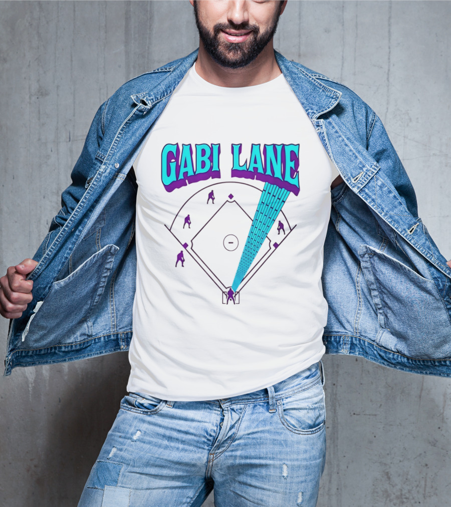 Gabi Lane Home Run Baseball Diamond T-Shirt