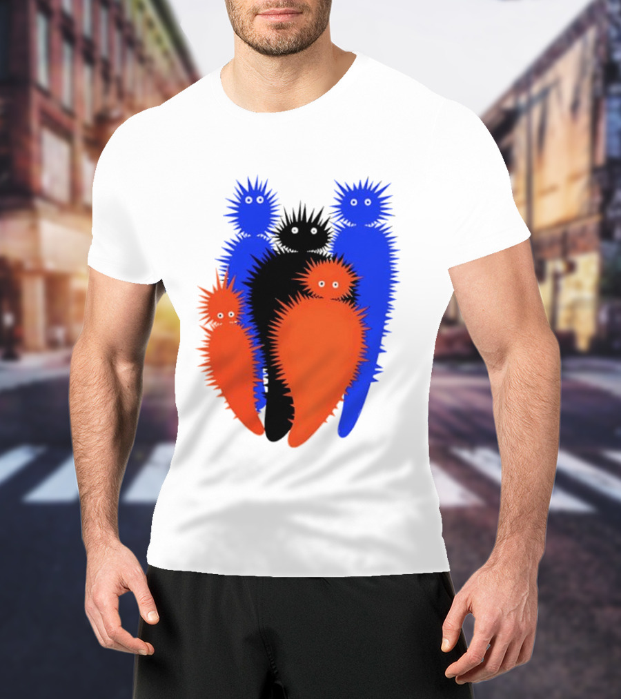 Hollerbaum And Schmidt Julius Klinger 1909 Spiky Colorful Creatures T-Shirt