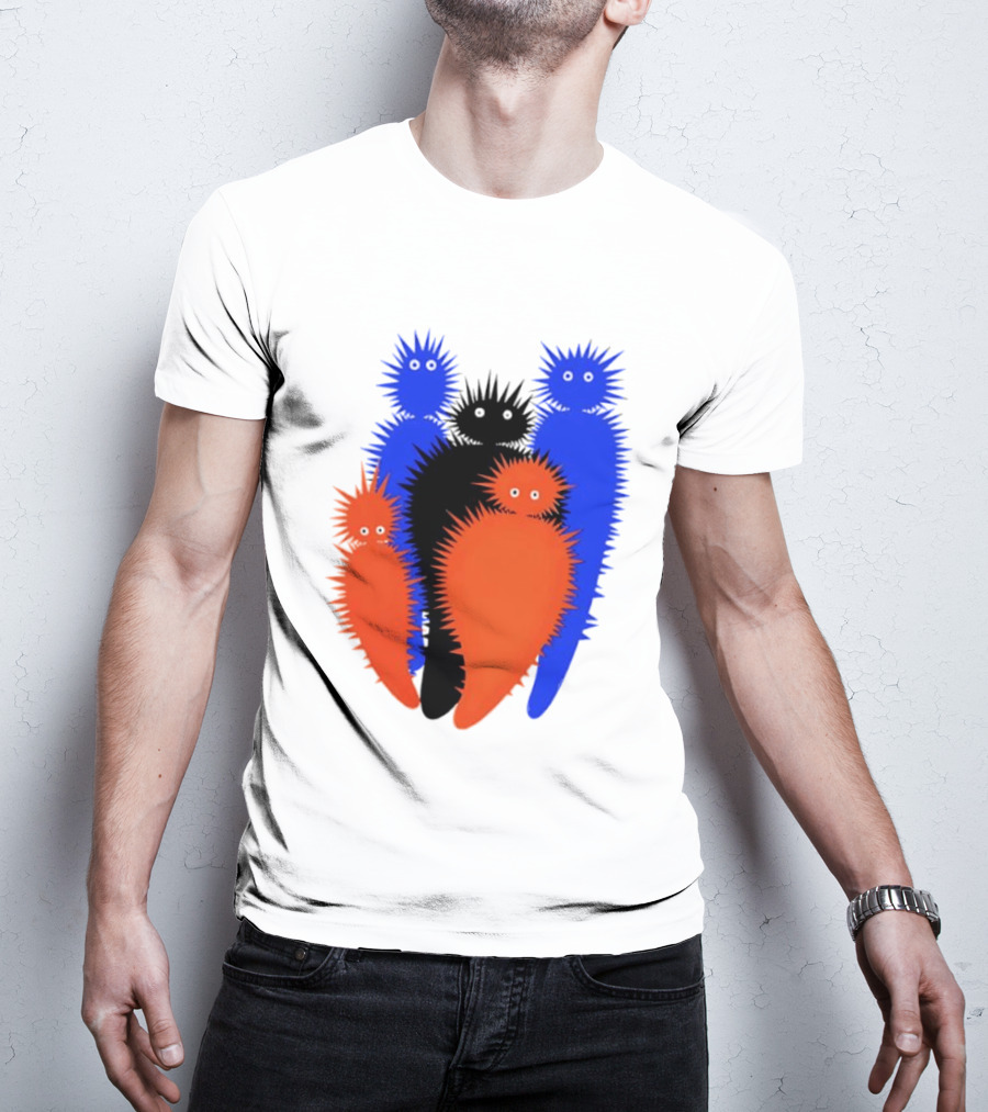 Hollerbaum And Schmidt Julius Klinger 1909 Spiky Colorful Creatures T-Shirt