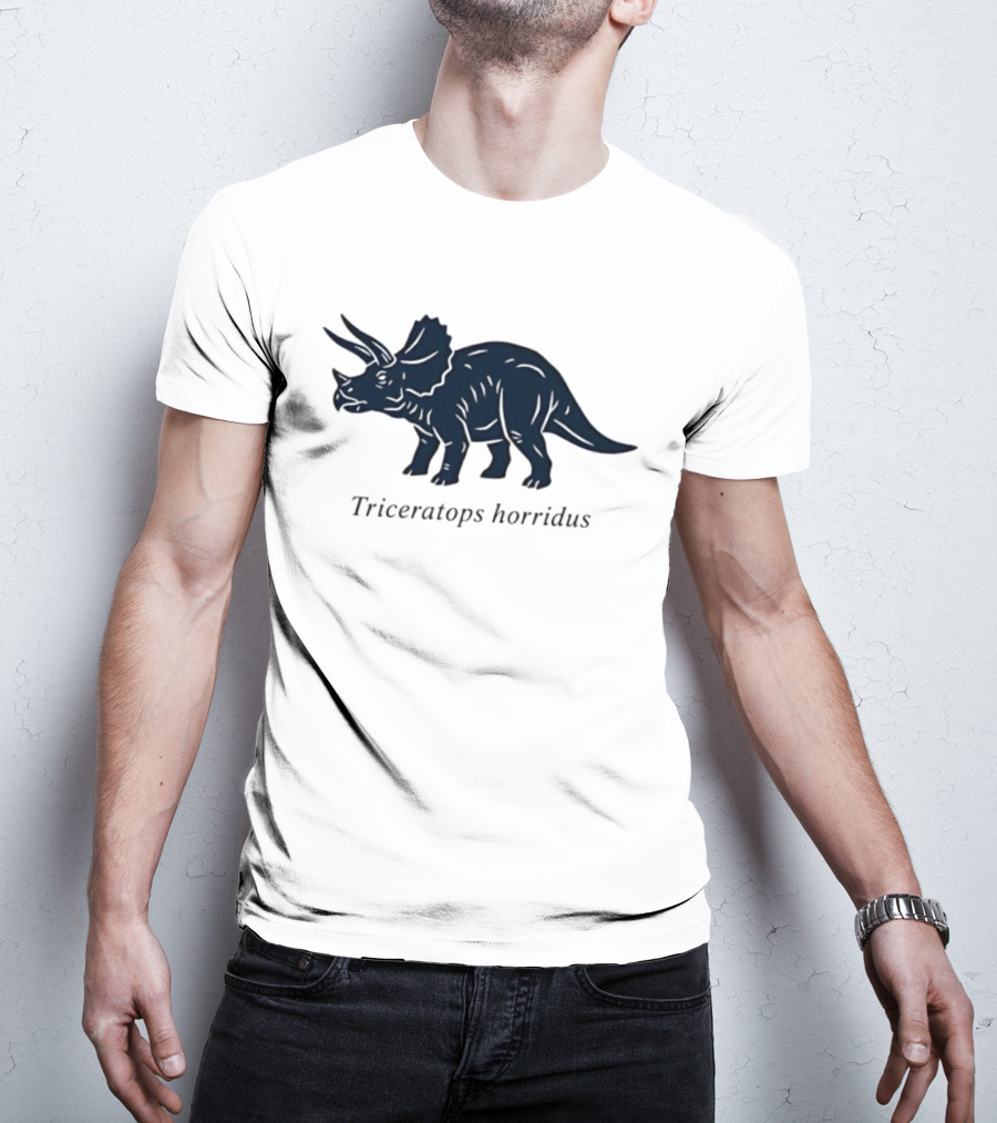 Triceratops Horridus Dinosaur Prehistoric Animal Paleontology Biology Science T-Shirt