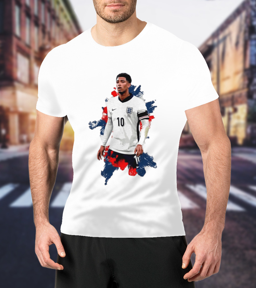 Jude Bellingham 10 England Football Team Captain T-Shirt