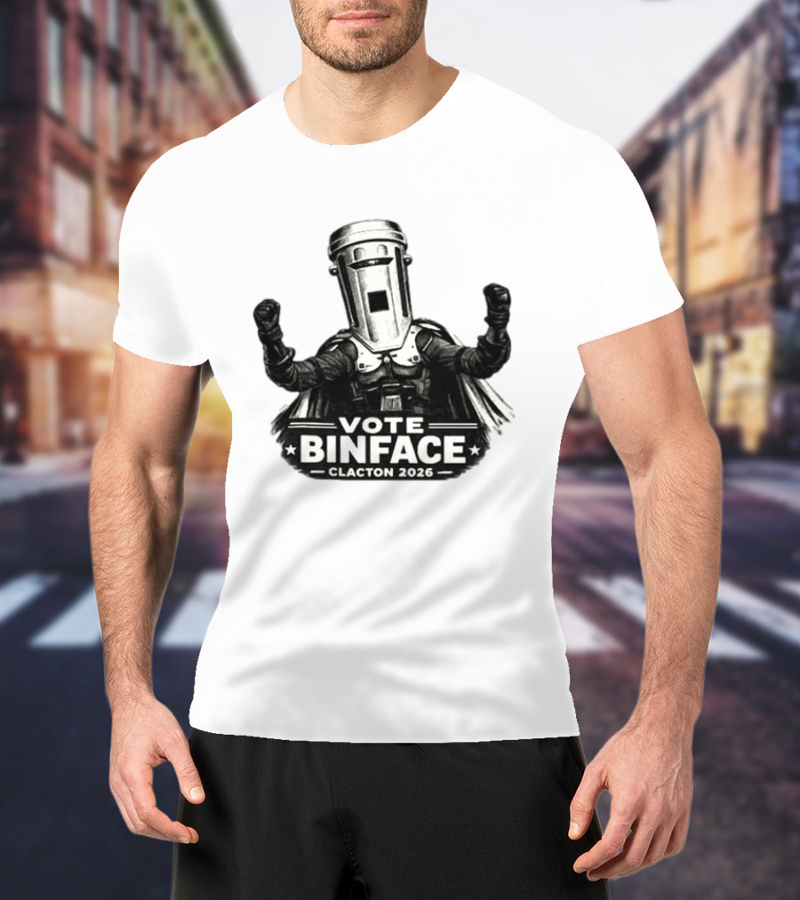 Vote Binface Clacton 2026 UK Election Campaign T-Shirt