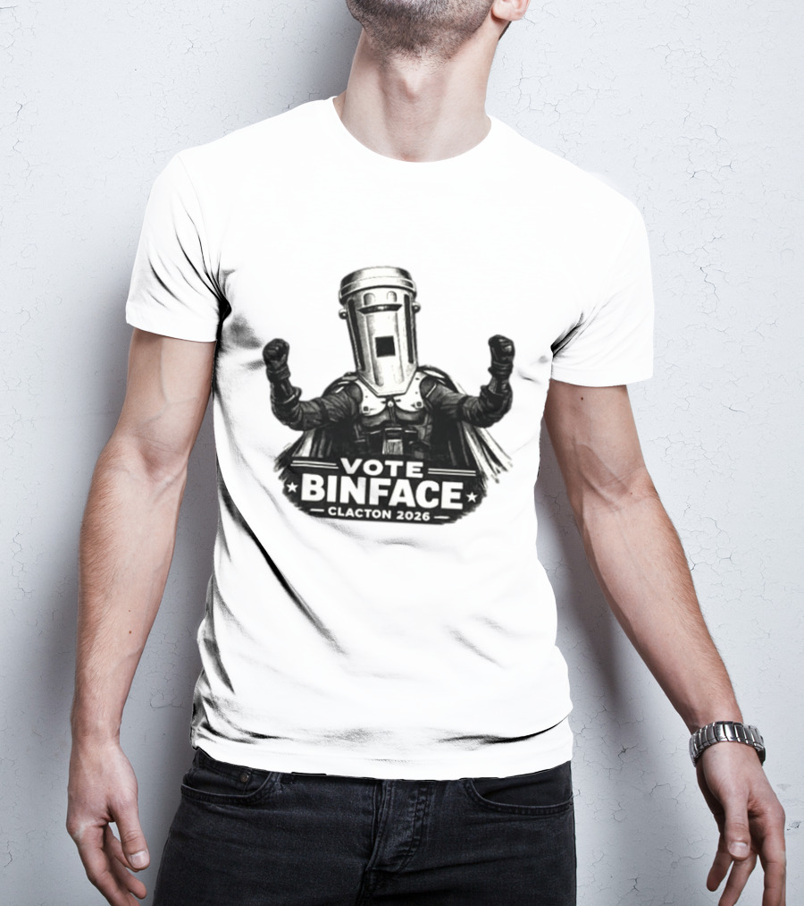 Vote Binface Clacton 2026 UK Election Campaign T-Shirt