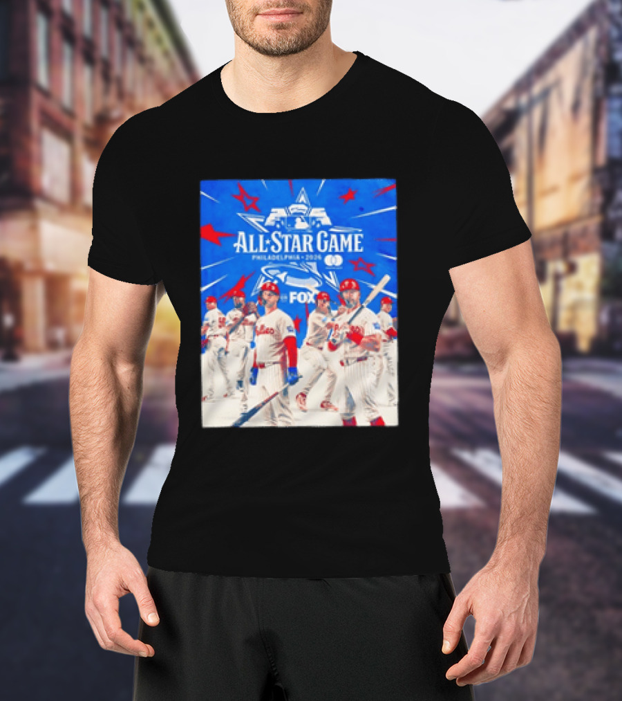 2026 All Star Game Philadelphia Phillies Major League Baseball FOX T-Shirt