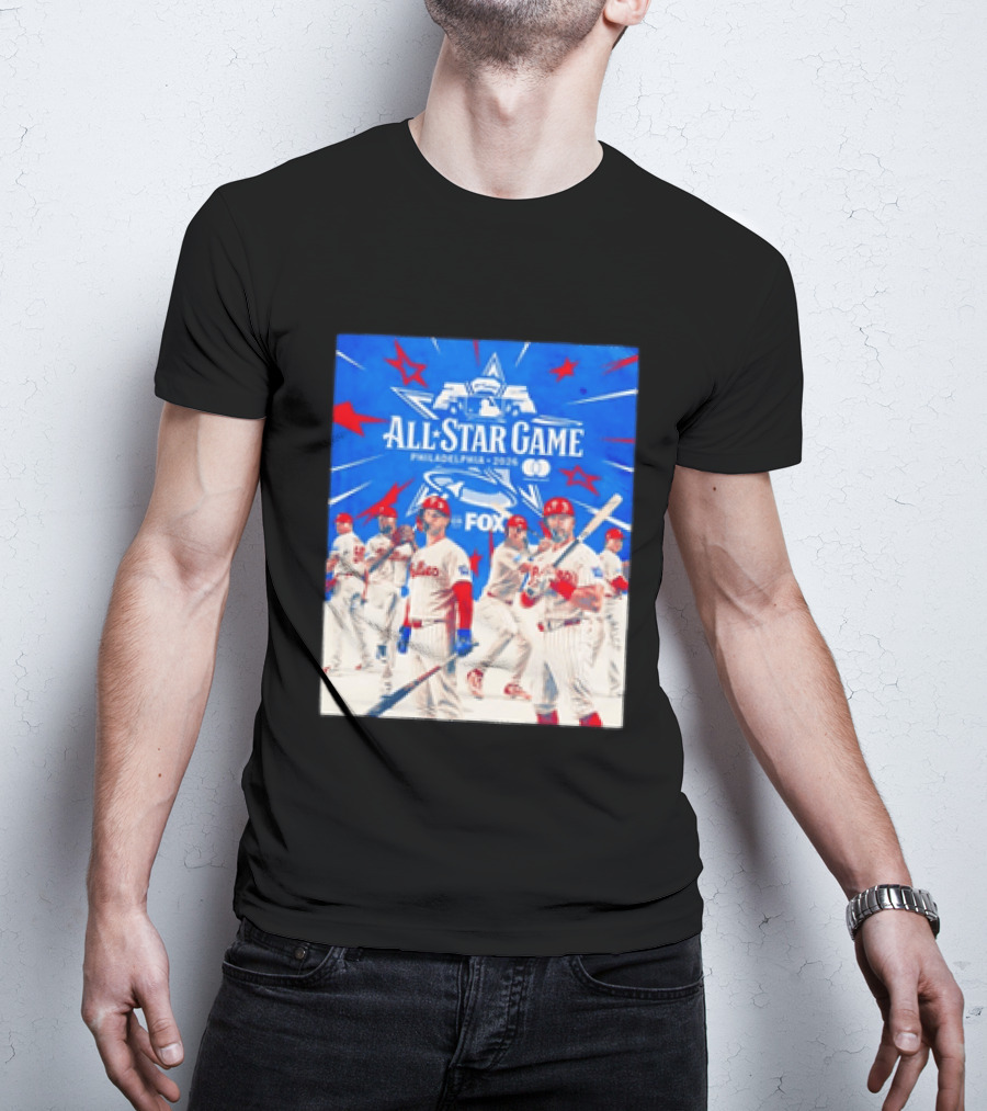 2026 All Star Game Philadelphia Phillies Major League Baseball FOX T-Shirt