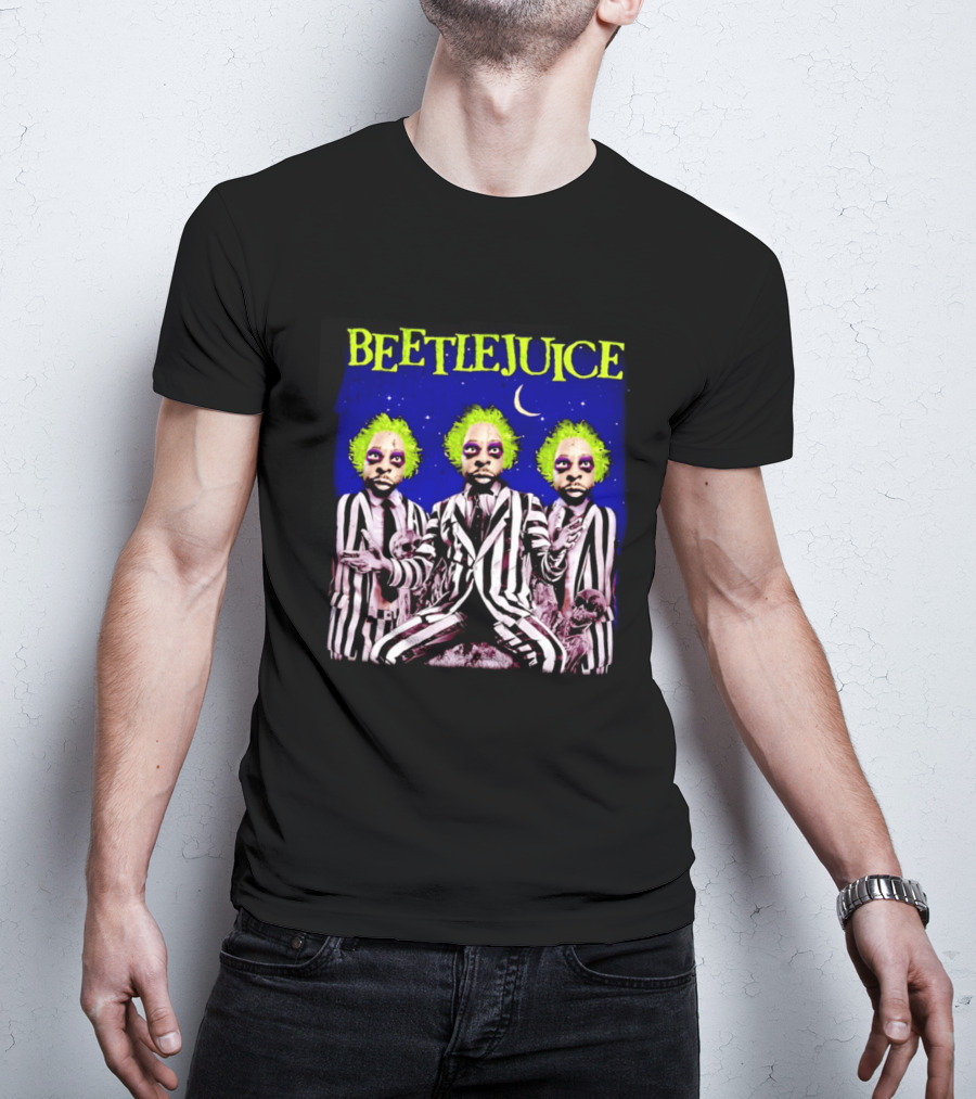 Beetlejuice Bootleg Triple Moon Gothic T-Shirt