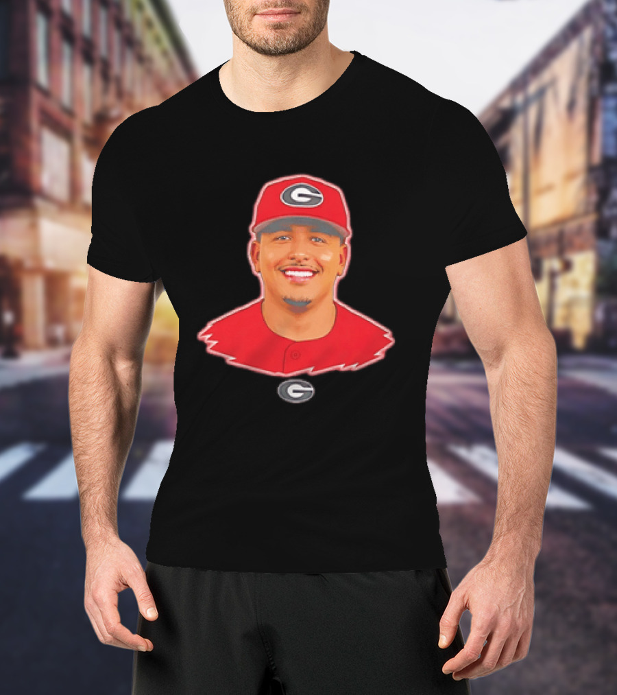 Bryce Calloway Georgia Bulldogs Baseball Cap And Jersey Sports Fan T-Shirt