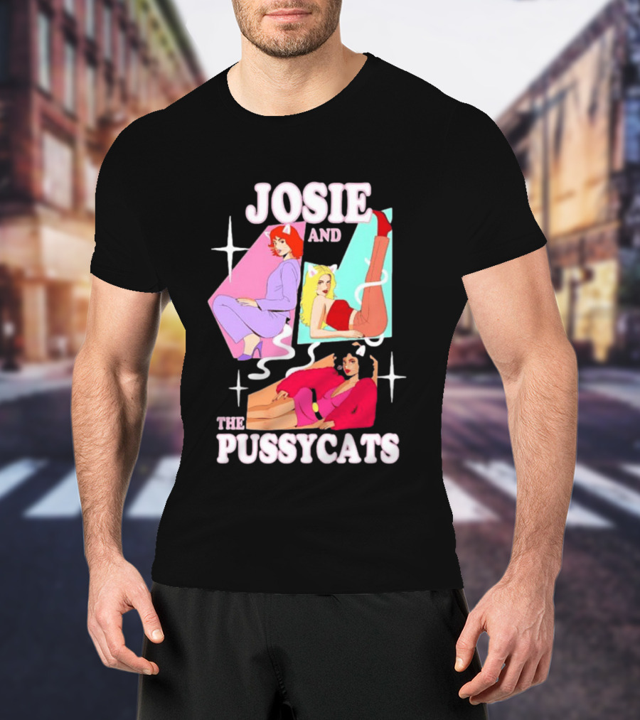 Josie And The Pussycats Valerie Brown Melody Valentine Vintage Cartoon Fashion T-Shirt
