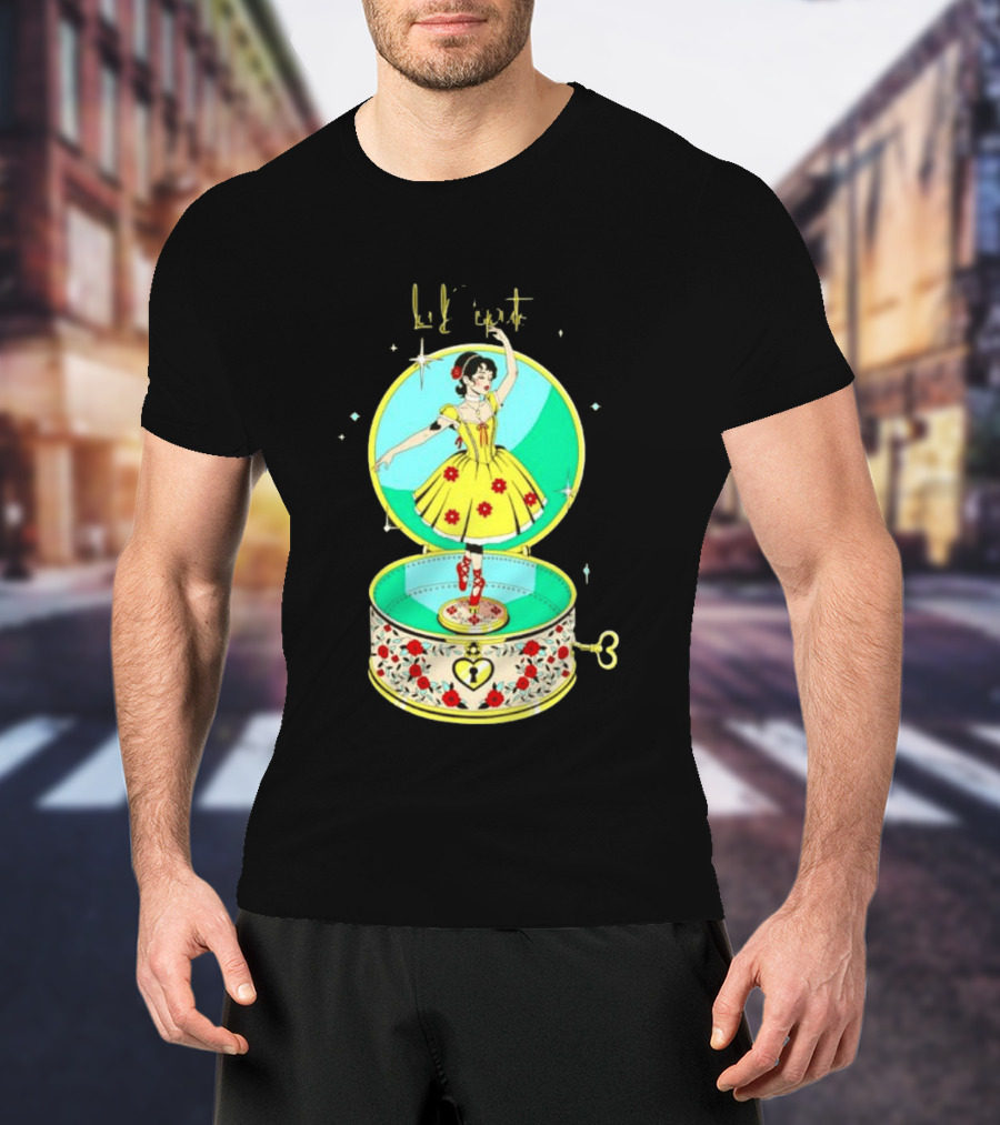La Dispute Such Small Hands Ballerina Music Box Vintage Style Yellow Dress Flowers T-Shirt