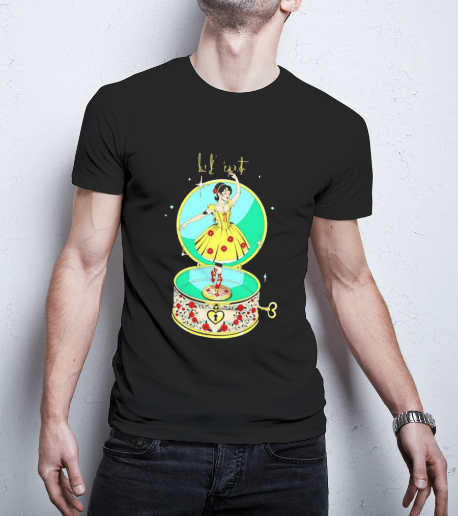 La Dispute Such Small Hands Ballerina Music Box Vintage Style Yellow Dress Flowers T-Shirt