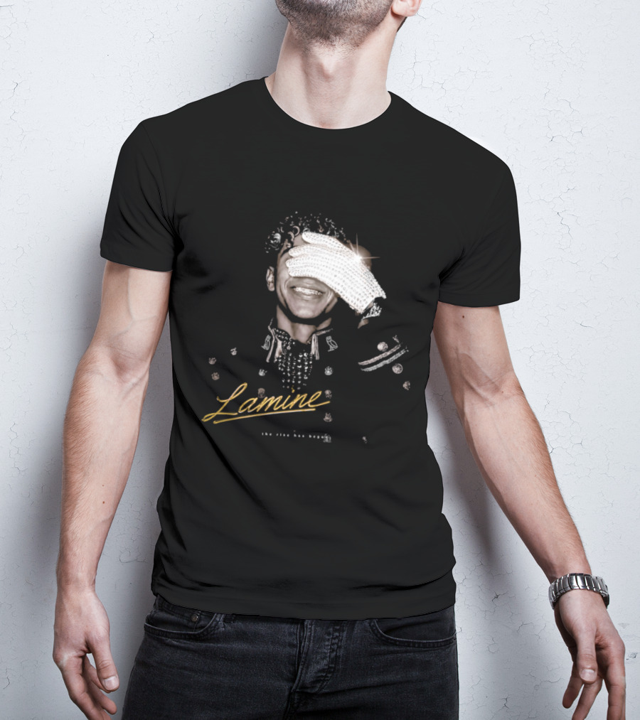 Lamine Camara Sparkling Diamond Glove The Rise Has Begun T-Shirt