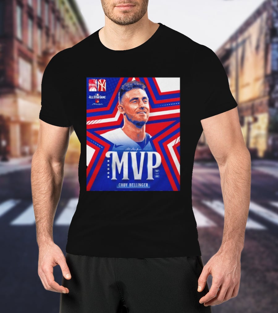 Cody Bellinger MVP 2026 MLB All Star Game Philadelphia Yankees Stars T-Shirt